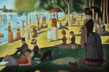 Picture of SEURAT-SUNDAY AFTERNOON ON THE ISLAND