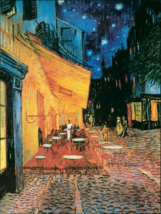 Picture of VANGOUGH-CAFE TERRACE AT NIGHT