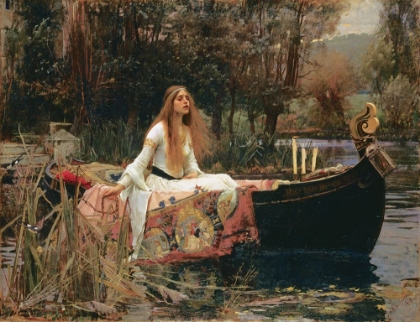Picture of WATERHOUSE-THE LADY OF SHALLOT