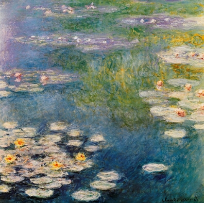 Picture of WATERLILLIES AT GIVERNY 1908
