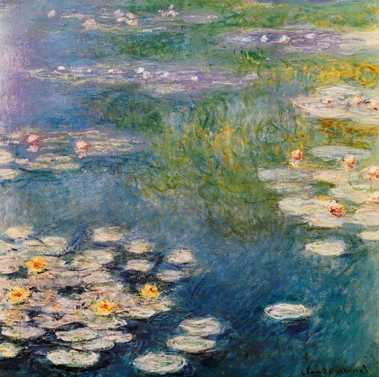 Picture of WATERLILLIES AT GIVERNY 1908