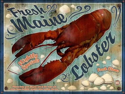 Picture of FRESH MAINE LOBSTER SIGN