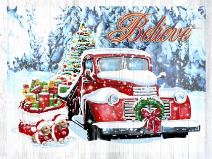 Picture of RED TRUCK CHRISTMAS