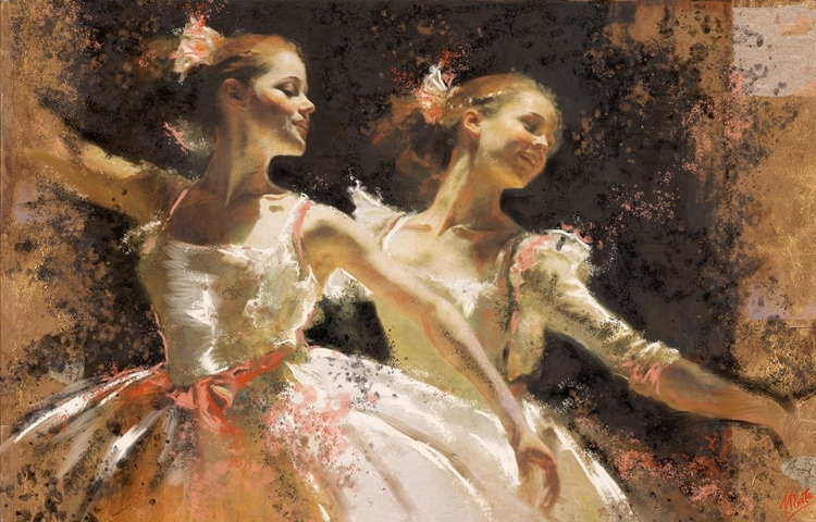 Picture of BALLERINAS IN OIL II