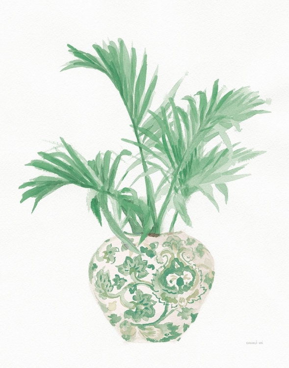 Picture of PALM CHINOISERIE II PINK GREEN