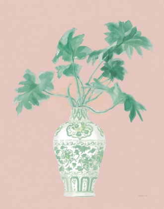 Picture of PALM CHINOISERIE III PINK GREEN V2