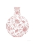 Picture of PINK CHINOISERIE VASE III