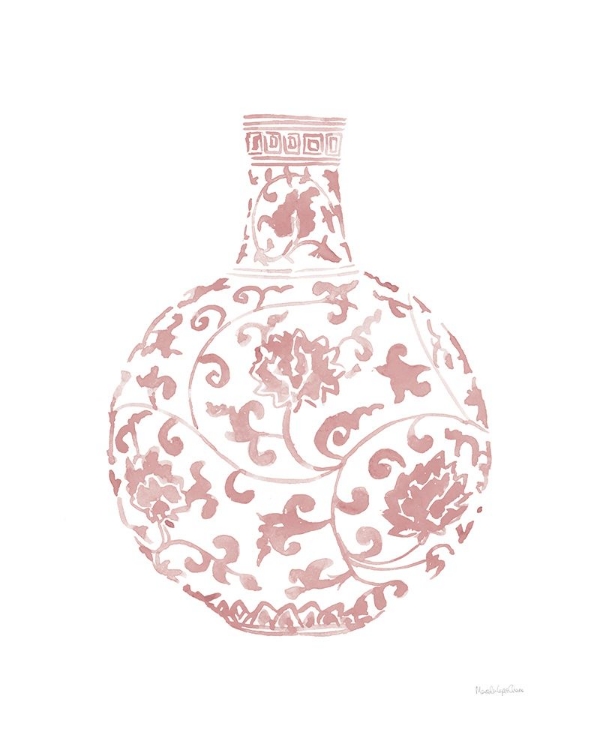 Picture of PINK CHINOISERIE VASE III
