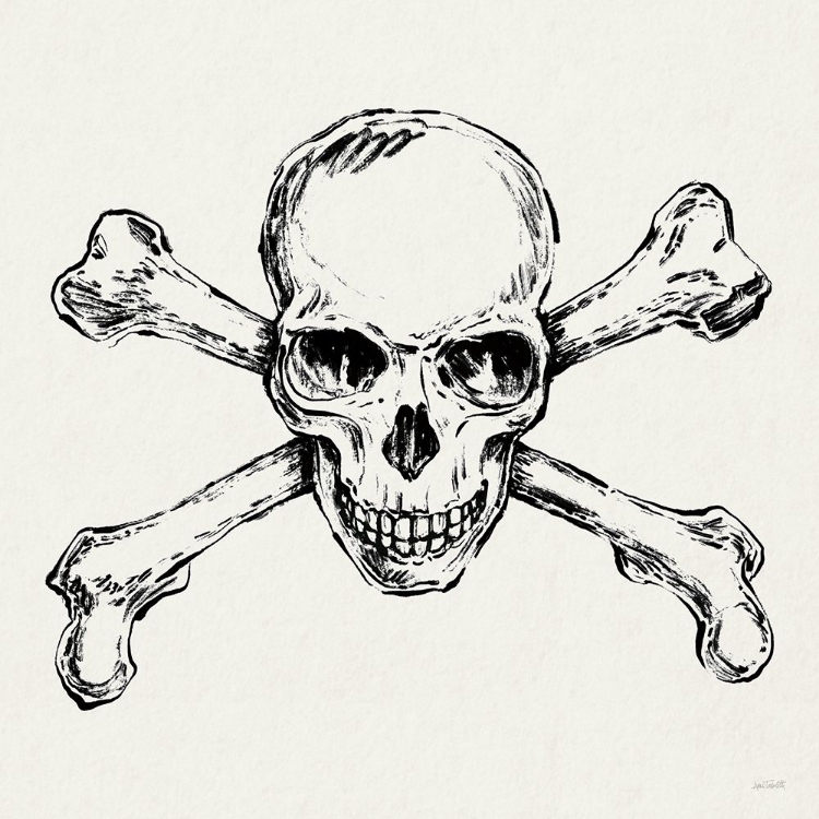 Picture of SKULL AND CROSSBONES I
