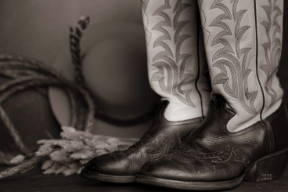 Picture of COWBOY BOOTS XI BW