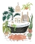 Picture of URBAN JUNGLE BATHING II