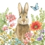 Picture of GARDEN BUNNIES III