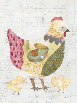 Picture of PATCHWORK CHICKENS III