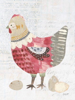 Picture of PATCHWORK CHICKENS IV