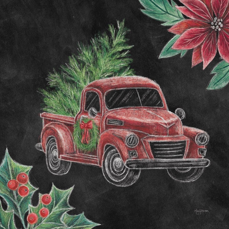 Picture of CHRISTMAS CHALK TRUCK IV
