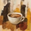 Picture of ABSTRACT COFFEE V