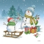 Picture of SNOWMAN FAMILY III