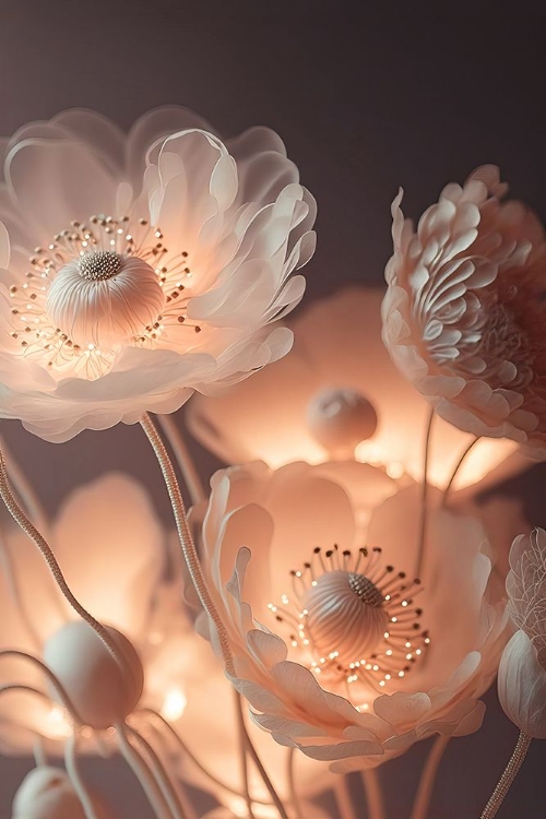 Picture of GLOWING FLOWERS