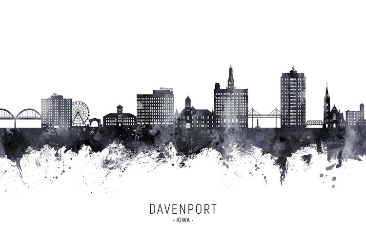 Picture of DAVENPORT IOWA SKYLINE