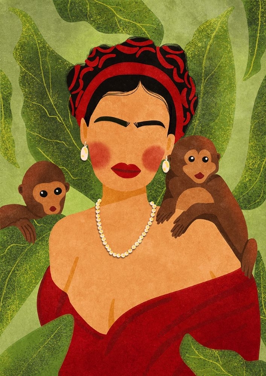 Picture of FRIDA AND MONKEYS