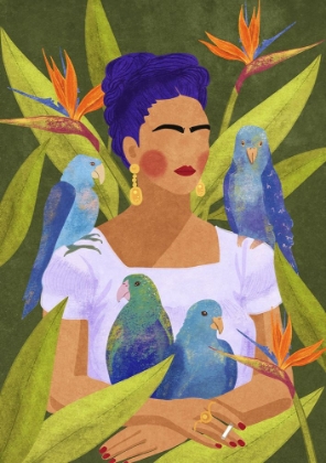 Picture of FRIDA AND BIRDS