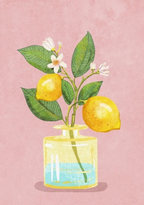 Picture of LEMON BUNCH IN VASE