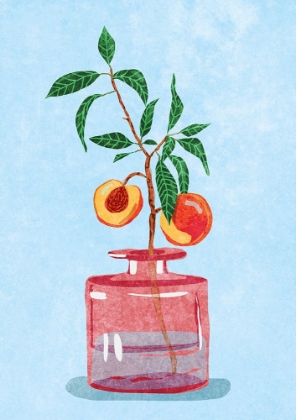 Picture of PEACH TREE IN VASE