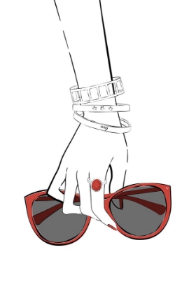 Picture of HOLDING SUNGLASSES