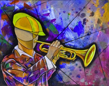 Picture of TRUMPETER PLAYING