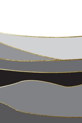 Picture of LANDSCAPE IN BLACK AND GOLD 3