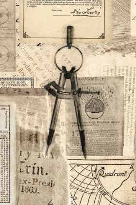 Picture of ACADEMIC DRAFTERS COMPASS ILLUSTRATION