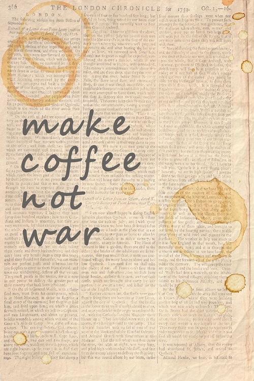 Picture of MAKE COFFEE NOT WAR
