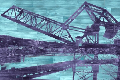 Picture of BALLARD TRAIN TRESTLE - PURPLE AND BLUE