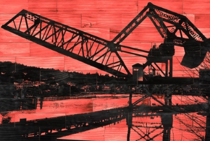 Picture of BALLARD TRAIN TRESTLE - RED AND BLACK