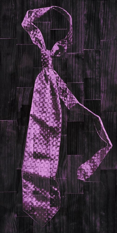 Picture of SINGLE MANS TIE 1 - PURPLE