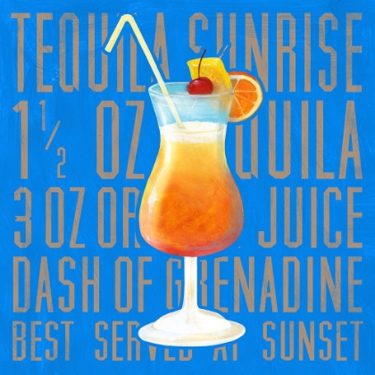 Picture of TEQUILA SUNRISE (SQUARE)