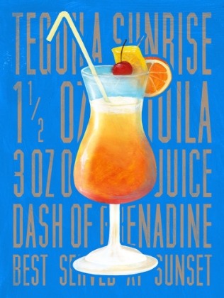 Picture of TEQUILA SUNRISE (VERTICAL)