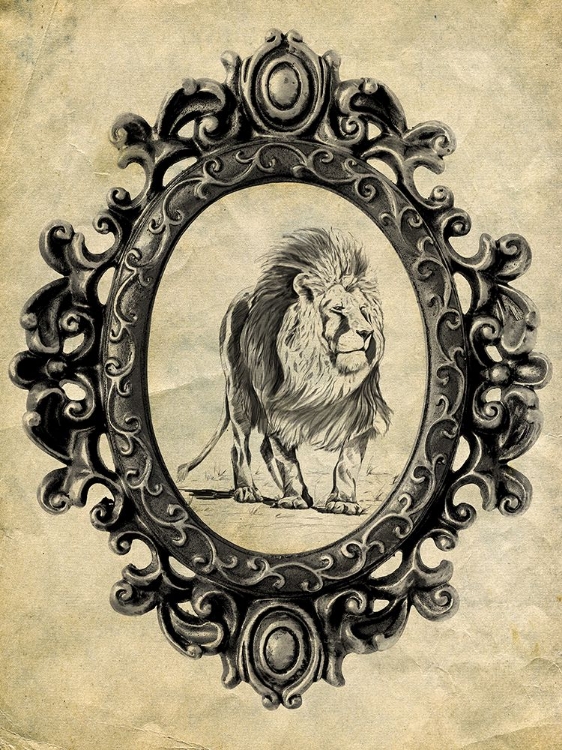 Picture of FRAMED LION
