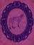 Picture of FRAMED CHEETAH IN VIOLET