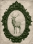 Picture of FRAMED ELK IN EVERGREEN