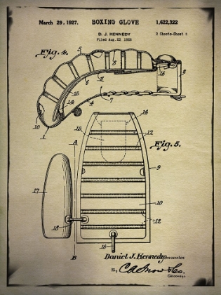 Picture of BOXING GLOVE PATENT 2 BUFF