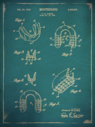 Picture of MOUTHGUARD PATENT BLUE