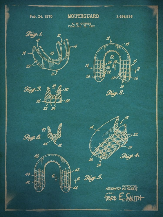 Picture of MOUTHGUARD PATENT BLUE