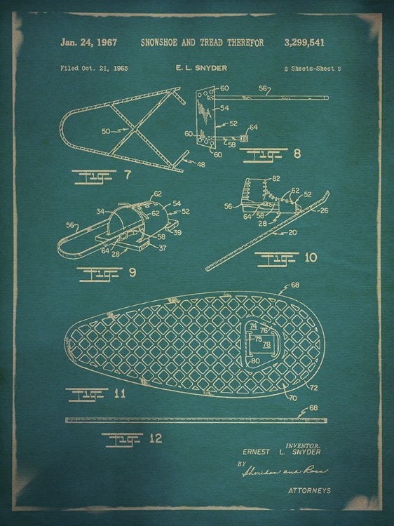 Picture of SNOWSHOE PATENT BLUE