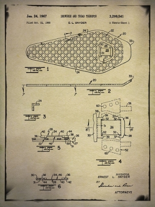 Picture of SNOWSHOE PATENT 2 BUFF