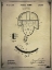 Picture of VINTAGE FOOTBALL HELMET PATENT BUFF
