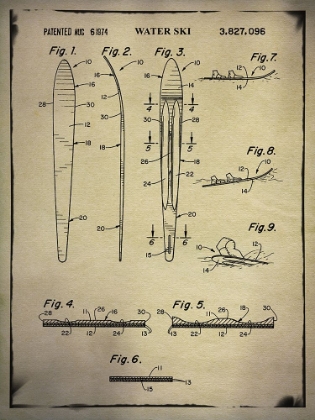 Picture of WATER SKI PATENT BUFF