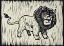 Picture of LION LINOCUT
