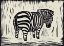 Picture of ZEBRA LINOCUT