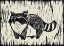 Picture of RACCOON LINOCUT